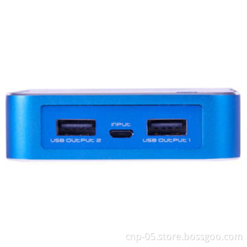 6,600mAh Power Bank in Colorful with 5-5.3V DC/1A Input and 5V DC/1-1.5A Output